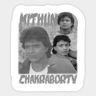 Mega Bollywood black and white Sticker